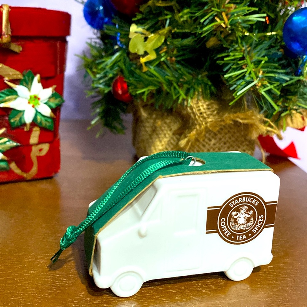 NWT 2016 Starbucks Coffee Tea Spices Truck Holiday Ornament‎ Collectible Decor !